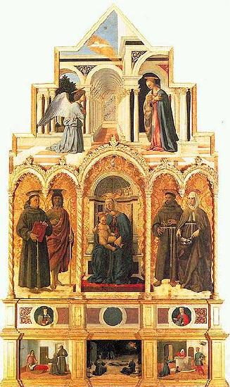 Piero della Francesca Polyptych of Perugia Norge oil painting art